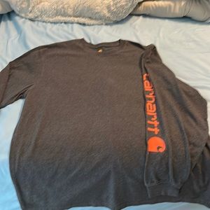 Selling as a lot 3 mens long sleeved carhartt tees